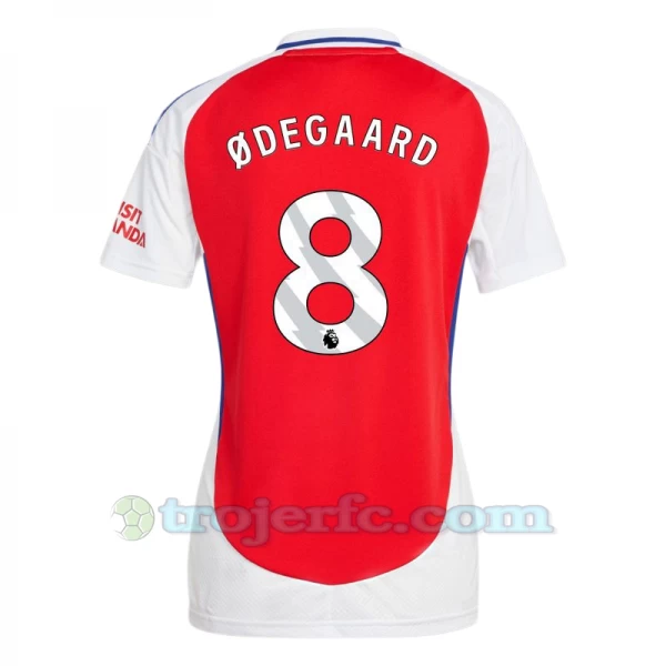 Dame Arsenal FC Martin Ødegaard #8 Fodboldtrøjer 2024-25 Hjemmebanetrøje