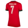 Dame Cristiano Ronaldo #7 Portugal Fodboldtrøjer EM 2024 Hjemmebanetrøje