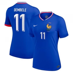 Dame Dembele #11 Frankrig Fodboldtrøjer EM 2024 Hjemmebanetrøje