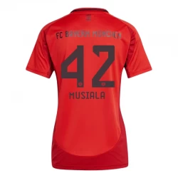Dame FC Bayern München Jamal Musiala #42 Fodboldtrøjer 2024-25 Hjemmebanetrøje