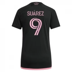 Dame Inter Miami CF Fodboldtrøjer 2024-25 Luis Suárez #9 Udebanetrøje