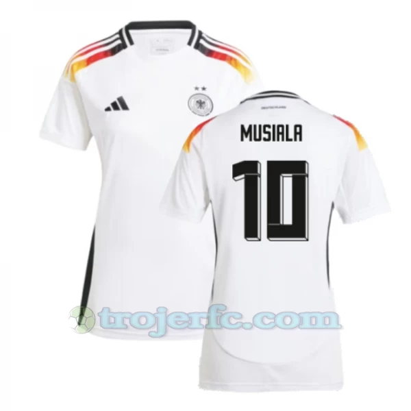 Dame Jamal Musiala #10 Tyskland Fodboldtrøjer EM 2024 Hjemmebanetrøje