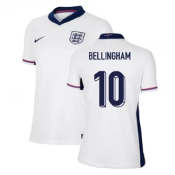 Dame Jude Bellingham #10 England Fodboldtrøjer EM 2024 Hjemmebanetrøje