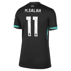 Dame Liverpool FC Fodboldtrøjer 2024-25 Mohamed Salah #11 Udebanetrøje