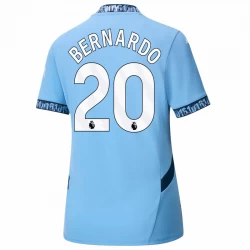 Dame Manchester City Bernardo Silva #20 Fodboldtrøjer 2024-25 Hjemmebanetrøje