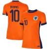 Dame Memphis Depay #10 Holland Fodboldtrøjer EM 2024 Hjemmebanetrøje