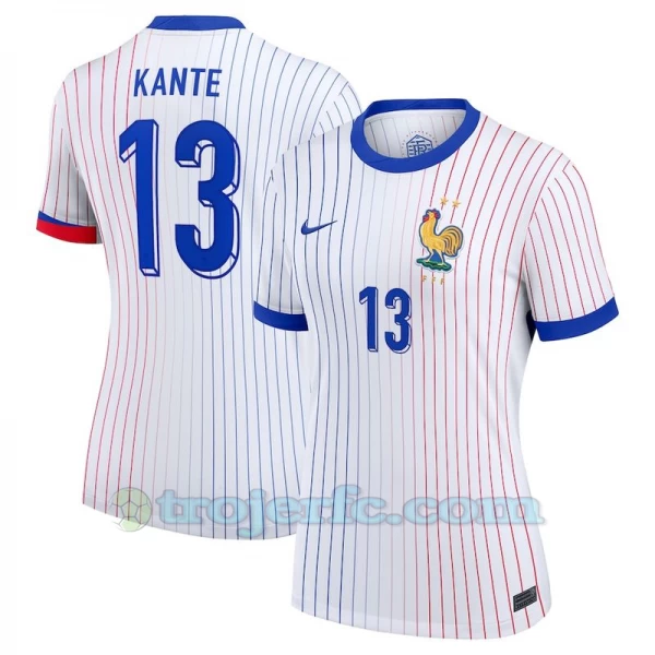 Dame N'Golo Kanté #13 Frankrig Fodboldtrøjer EM 2024 Udebanetrøje