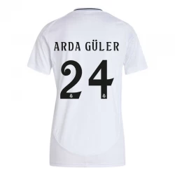 Dame Real Madrid Arda Güler #24 Fodboldtrøjer 2024-25 Hjemmebanetrøje
