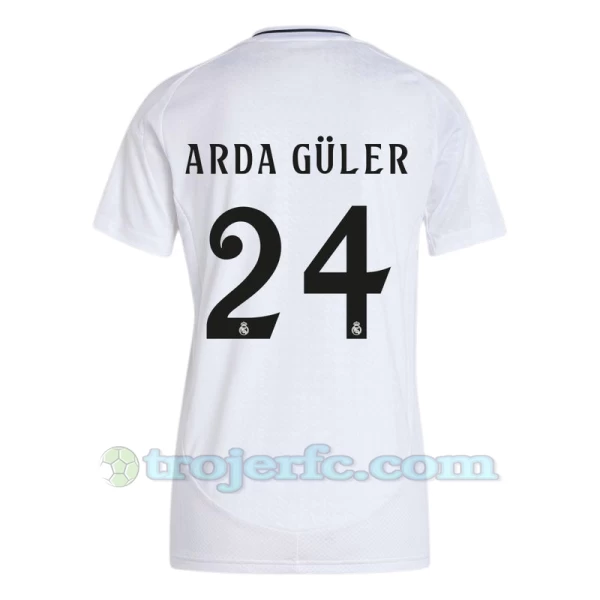 Dame Real Madrid Arda Güler #24 Fodboldtrøjer 2024-25 Hjemmebanetrøje