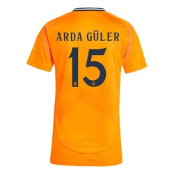 Dame Real Madrid Fodboldtrøjer 2024-25 Arda Güler #15 Udebanetrøje