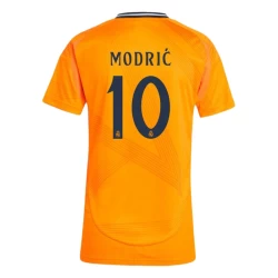 Dame Real Madrid Fodboldtrøjer 2024-25 Modric #10 Udebanetrøje