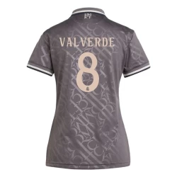 Dame Real Madrid Fodboldtrøjer Federico Valverde #8 2024-25 Tredjetrøje