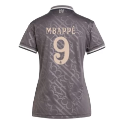 Dame Real Madrid Fodboldtrøjer Mbappe #9 2024-25 Tredjetrøje