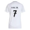 Dame Real Madrid Vinicius Junior #7 Fodboldtrøjer 2024-25 Hjemmebanetrøje