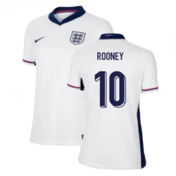 Dame Wayne Rooney #10 England Fodboldtrøjer EM 2024 Hjemmebanetrøje