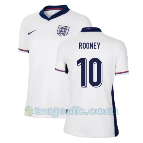 Dame Wayne Rooney #10 England Fodboldtrøjer EM 2024 Hjemmebanetrøje