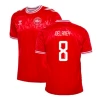 Delaney #8 Danmark Fodboldtrøjer EM 2024 Hjemmebanetrøje Mænd