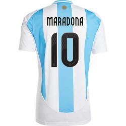 Diego Maradona #10 Argentina Fodboldtrøjer Copa America 2024 Hjemmebanetrøje Mænd