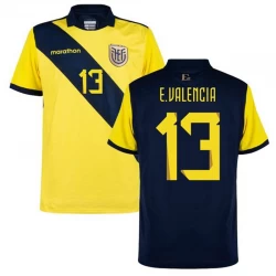 E. Valencia #13 Ecuador Fodboldtrøjer Copa America 2024 Hjemmebanetrøje Mænd
