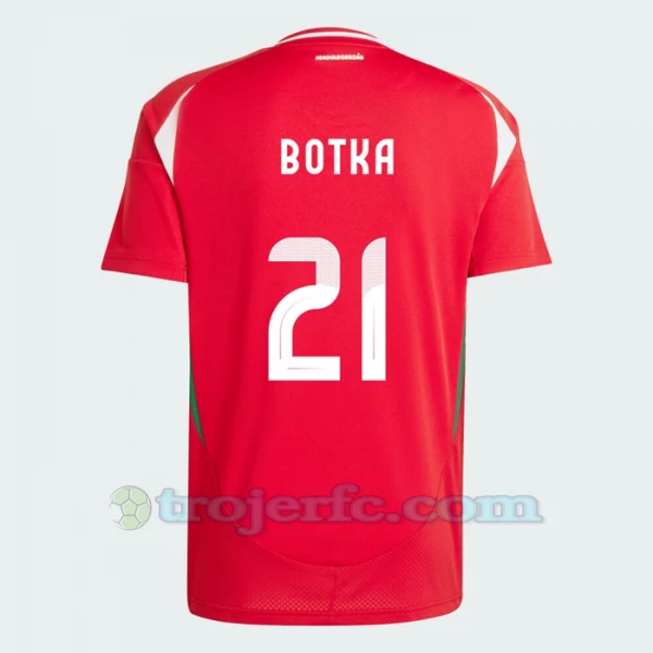 Endre Botka #21 Ungarn Fodboldtrøjer EM 2024 Hjemmebanetrøje Mænd