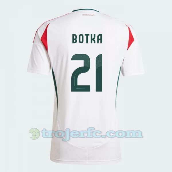 Endre Botka #21 Ungarn Fodboldtrøjer EM 2024 Udebanetrøje Mænd
