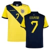 Estupinan #7 Ecuador Fodboldtrøjer Copa America 2024 Hjemmebanetrøje Mænd