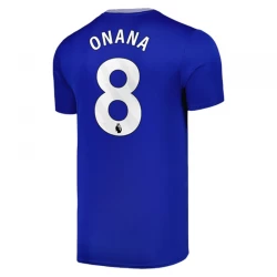 Everton FC Onana #8 Fodboldtrøjer 2024-25 Hjemmebanetrøje Mænd