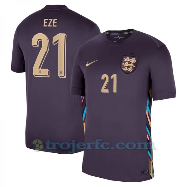 Eze #21 England Fodboldtrøjer EM 2024 Udebanetrøje Mænd