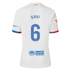 FC Barcelona Fodboldtrøjer 2023-24 Gavi #6 Udebanetrøje Mænd