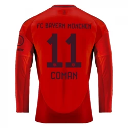 FC Bayern München Coman #11 Fodboldtrøjer 2024-25 Hjemmebanetrøje Mænd Lange Ærmer