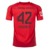 FC Bayern München Jamal Musiala #42 Fodboldtrøjer 2024-25 Hjemmebanetrøje Mænd