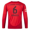 FC Bayern München Joshua Kimmich #6 Fodboldtrøjer 2024-25 Hjemmebanetrøje Mænd Lange Ærmer
