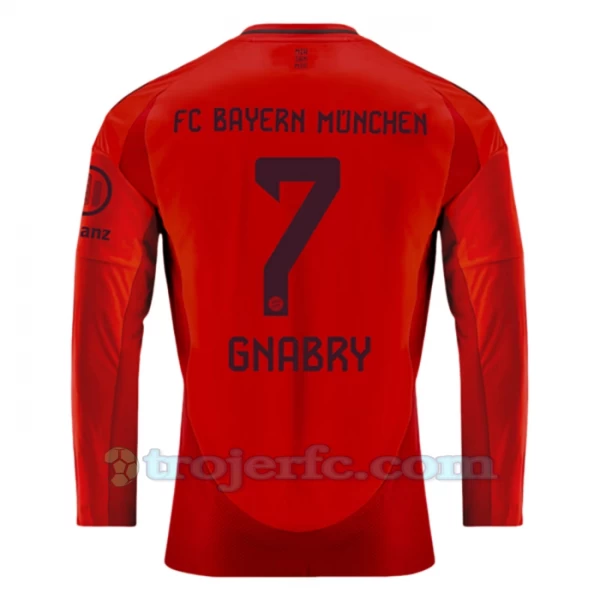 FC Bayern München Serge Gnabry #7 Fodboldtrøjer 2024-25 Hjemmebanetrøje Mænd Lange Ærmer