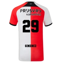 Feyenoord Gimenez #29 Fodboldtrøjer 2024-25 Hjemmebanetrøje Mænd