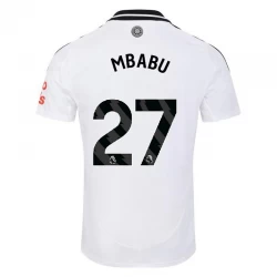 Fulham FC Mbabu #27 Fodboldtrøjer 2024-25 Hjemmebanetrøje Mænd
