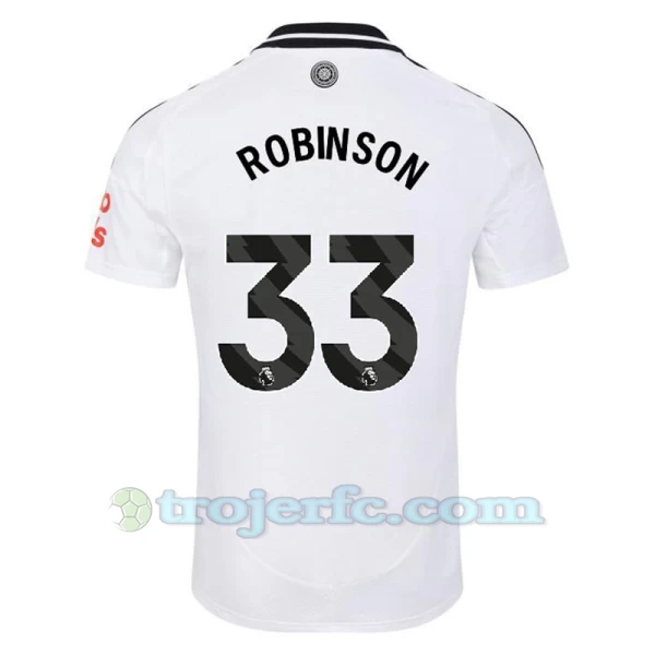 Fulham FC Robinson #33 Fodboldtrøjer 2024-25 Hjemmebanetrøje Mænd