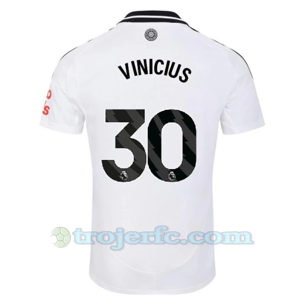 Fulham FC Vinicius #30 Fodboldtrøjer 2024-25 Hjemmebanetrøje Mænd