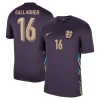 Gallagher #16 England Fodboldtrøjer EM 2024 Udebanetrøje Mænd