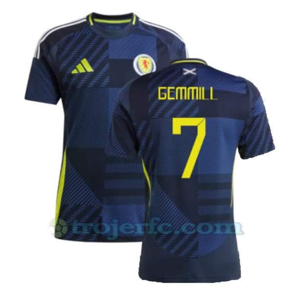 Gemmill #7 Skotland Fodboldtrøjer EM 2024 Hjemmebanetrøje Mænd