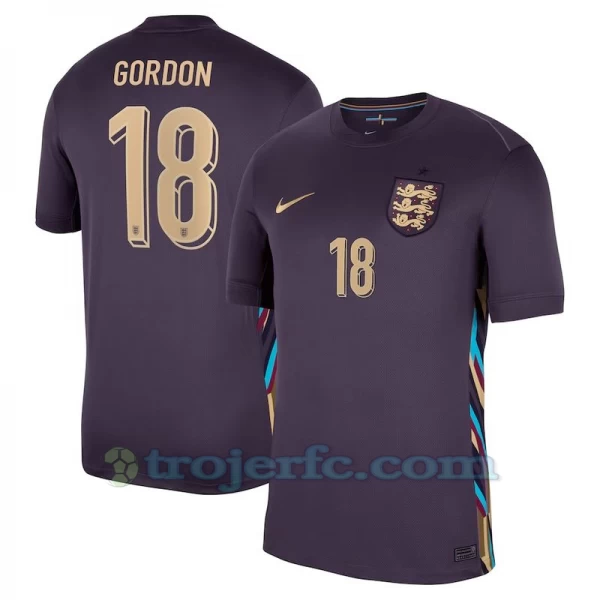 Gordon #18 England Fodboldtrøjer EM 2024 Udebanetrøje Mænd