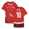 Granit Xhaka #10 Schweiz Fodboldtrøjer EM 2024 Hjemmebanetrøje Mænd