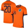 Gravenberch #20 Holland Fodboldtrøjer EM 2024 Hjemmebanetrøje Mænd