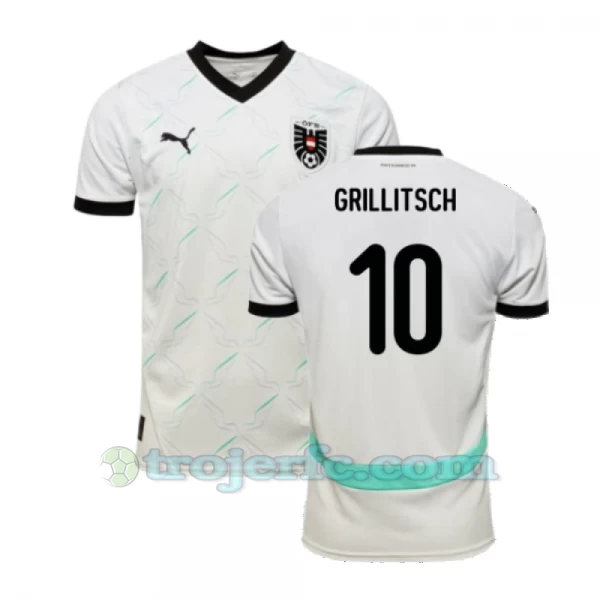 Grillitsch #10 Østrig Fodboldtrøjer EM 2024 Udebanetrøje Mænd