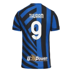 Inter Milan Thuram #9 Fodboldtrøjer 2024-25 Hjemmebanetrøje Mænd