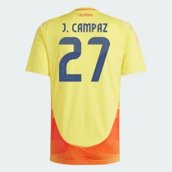 J. Campaz #27 Colombia Fodboldtrøjer Copa America 2024 Hjemmebanetrøje Mænd