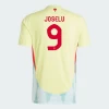 Joselu #9 Spanien Fodboldtrøjer EM 2024 Udebanetrøje Mænd