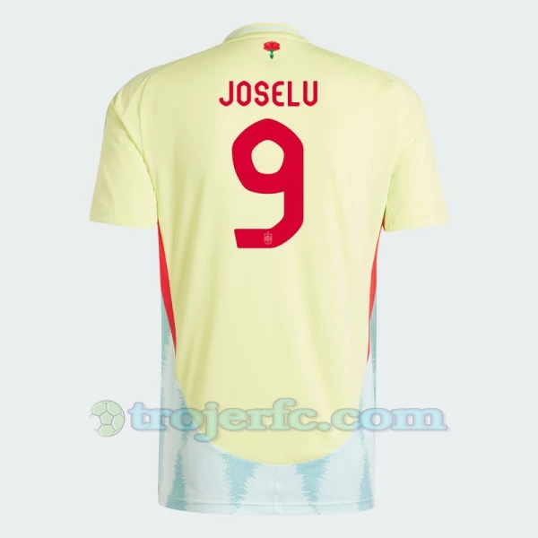 Joselu #9 Spanien Fodboldtrøjer EM 2024 Udebanetrøje Mænd