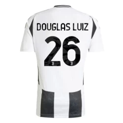 Juventus FC Douglas Luiz #26 Fodboldtrøjer 2024-25 Hjemmebanetrøje Mænd