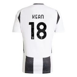 Juventus FC Kean #18 Fodboldtrøjer 2024-25 Hjemmebanetrøje Mænd