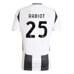 Juventus FC Rabiot #25 Fodboldtrøjer 2024-25 Hjemmebanetrøje Mænd